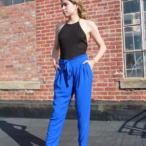 Brook Lightweight Trousers in Capri Blue – Size XS